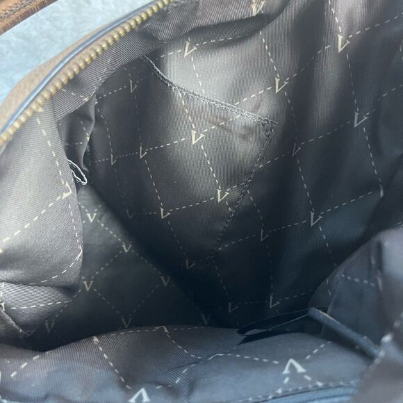 VINCE CAMUTO Toasted Tan / Light Brown Pebbled Leather Hobo Shoulder Bag - Picture 12 of 14